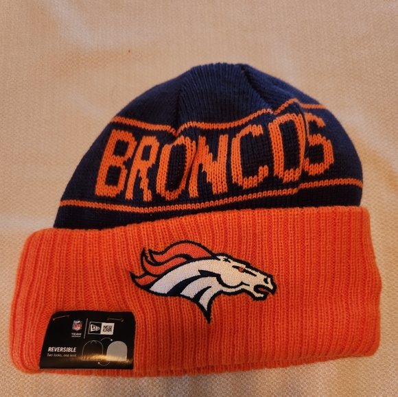 Denver Broncos Reversible Beanie - Picture 2 of 3